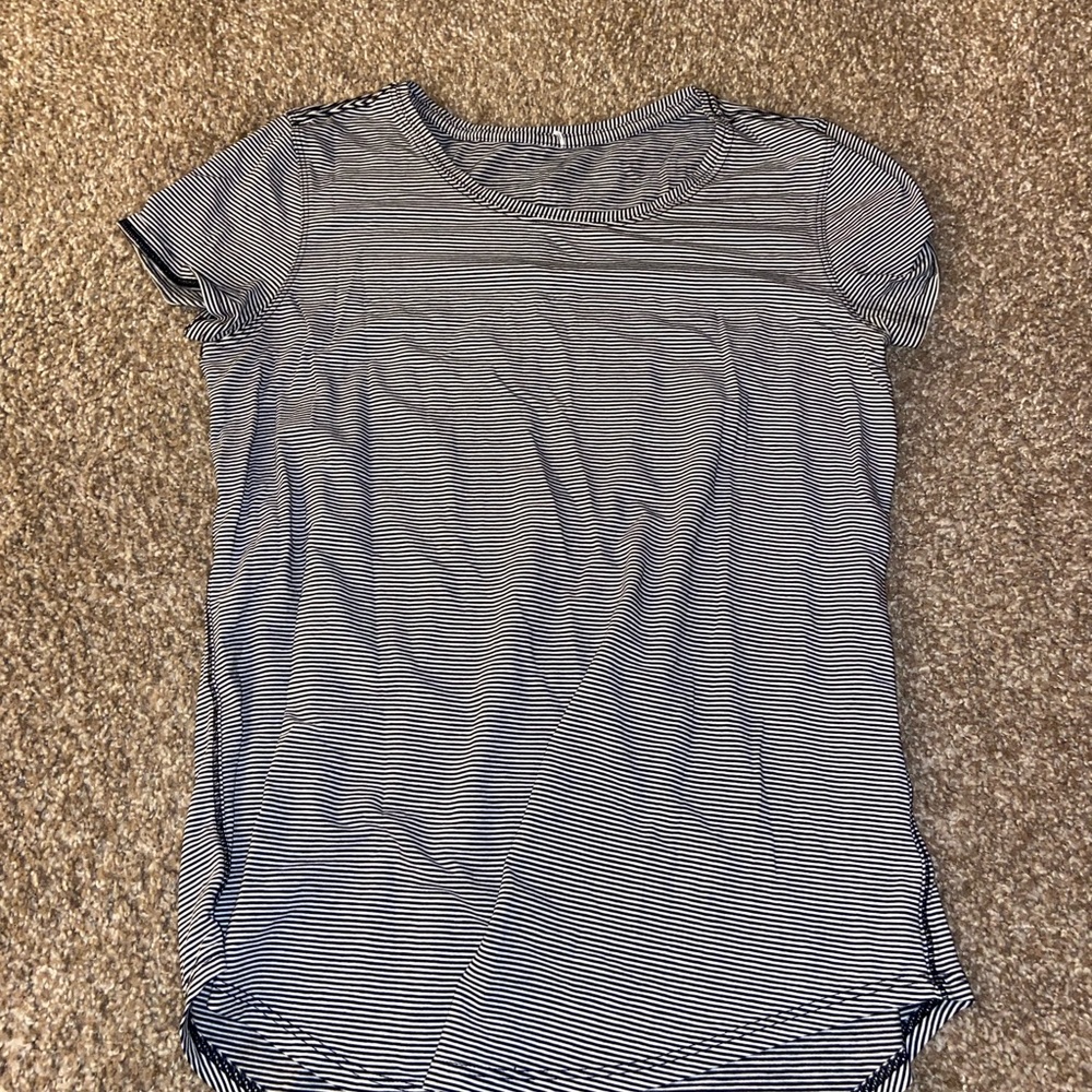 Lululemon striped T shirt